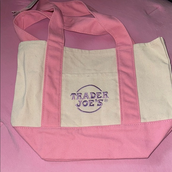 Pink and Cream Tote Bag - Picture 1 of 1